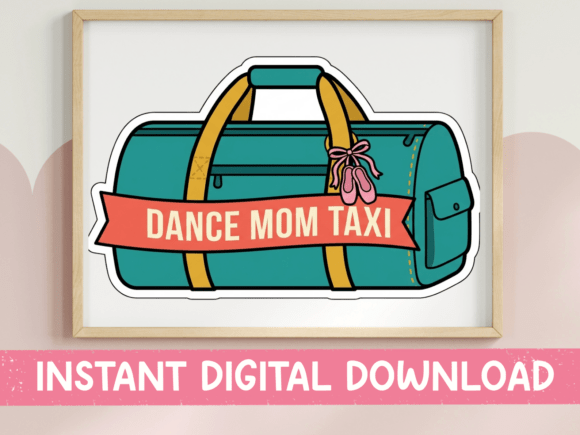 A Dance Mom Taxi Sticker Design: A Graphic Designer’s Review