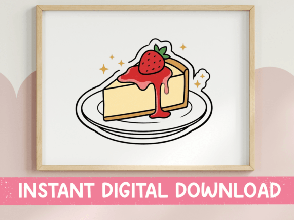 A Graphic Designer Reviews the Strawberry Cheesecake Illustration for Crafting