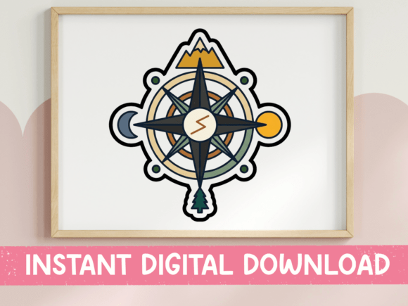 A Graphic Review of the Adventure Compass Rose T-Shirt Design