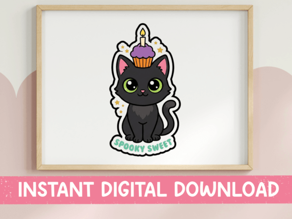 A Kawaii Halloween Graphic for T-Shirt Designs