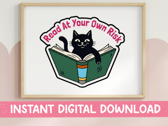 A Sarcastic Black Cat Graphic for Brand Identity & T-Shirt Designs