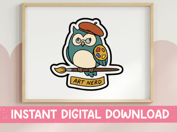 Art Nerd Owl Graphics: A Crafter's Review for T-Shirt Designs