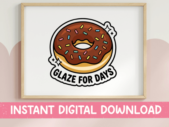 Glaze for Days: A Chocolate Donut Graphics for T-Shirt Designs