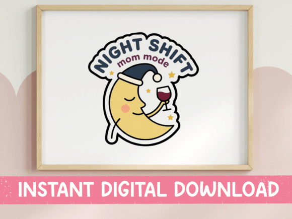 Night Shift Mom Mode: A Graphic for Crafters