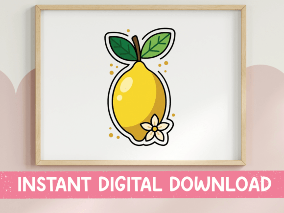The Bright Appeal of Lemon with Blossom Graphics for T-Shirt Designs