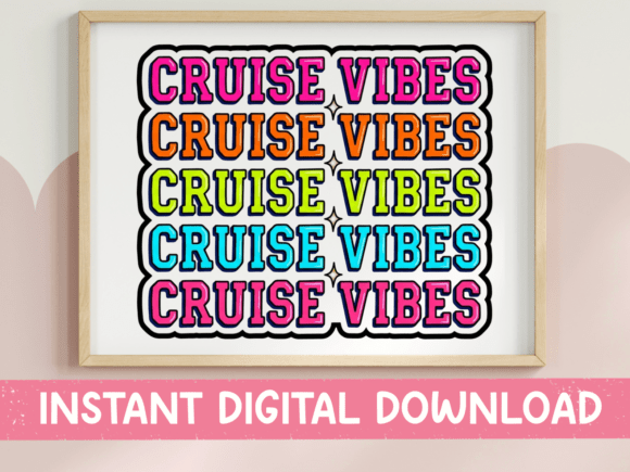Why 'Cruise Vibes' Graphics Excel for T-Shirt Designs & Crafting